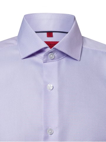 Finshley & Harding Businesshemd - Bügelfrei in altrosa weiß - 0001