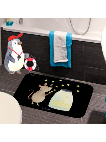 Mr. & Mrs. Panda Badvorleger Maus Sterne ohne Spruch in Schwarz
