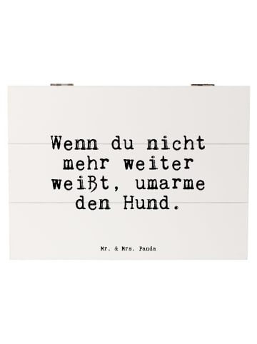 Mr. & Mrs. Panda Geschenkbox Wenn du nicht mehr... mit Spruch in Weiß