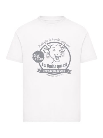 F4NT4STIC T-Shirt The Laughing Cow Produit Extra Fin in weiß