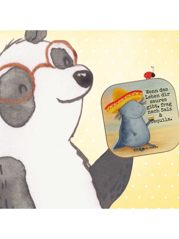 Mr. & Mrs. Panda Untersetzer für Gläser Axolotl Tequila Design m... in Weiß