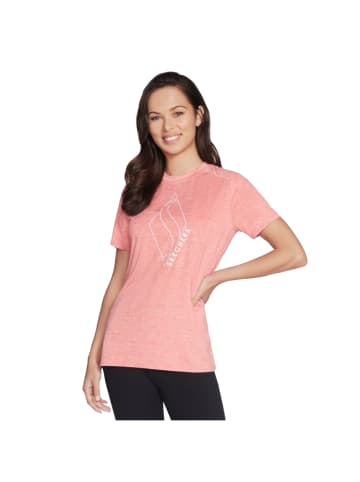 Skechers Skechers Diamond Blissful Tee in Rosa