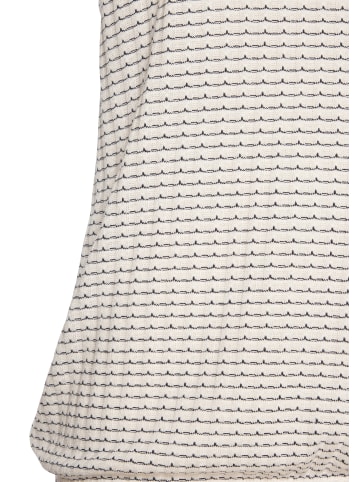 Vivance Kurzarmshirt in creme, schwarz