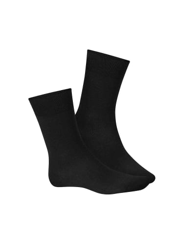 Hudson Socken Relax Exquisit wärmend in Black