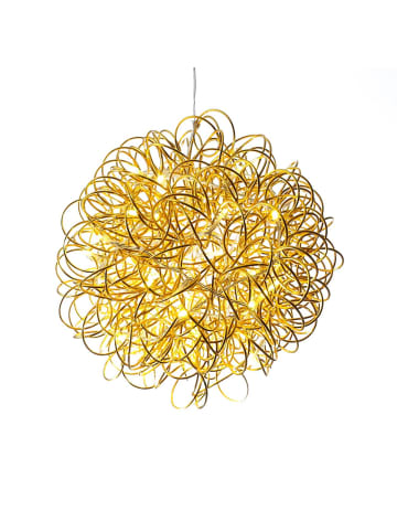 MARELIDA LED Drahtkugel Sphere 100LED D: 40cm für Außen in gold