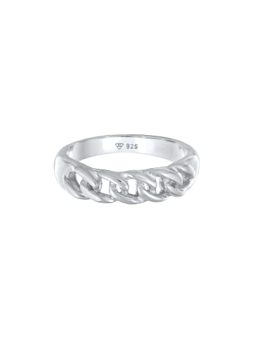 Elli Ring 925 Sterling Silber Statement in Silber