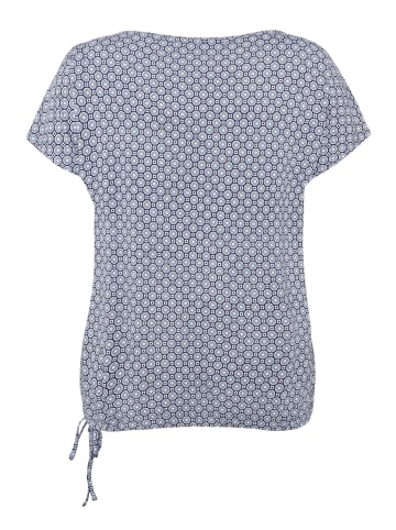 Betty Barclay Printshirt mit Tunnelzug in Blue/ Dark Blue
