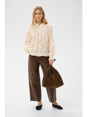 PART TWO Langarm-Bluse ZayanPW Lockere Passform in Whisper White Blurred Flower