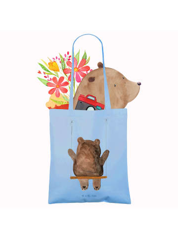 Mr. & Mrs. Panda Schultasche Bär Schaukel ohne Spruch in Sky Blue