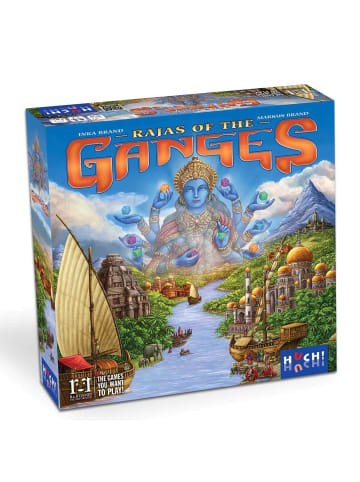 HUCH! Gesellschaftsspiel Rajas of the Ganges in Bunt