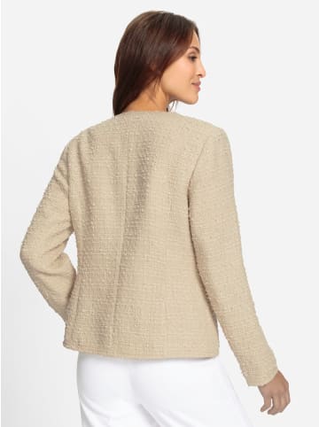 WITT WEIDEN Bouclé-Blazer in sand