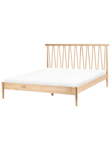 Beliani Doppelbett URDOS in Braun - (W) 166 x (H) 105 x (L) 208 cm