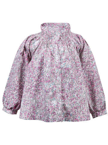 4nenes Bluse gemustert in Rosa/Grau