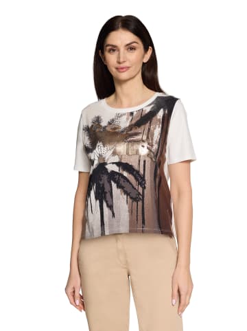 Betty Barclay Basic Shirt mit Aufdruck in Patch Cream/Black