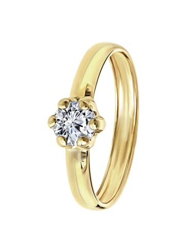 Lucardi 375 Gold Ring  Rund