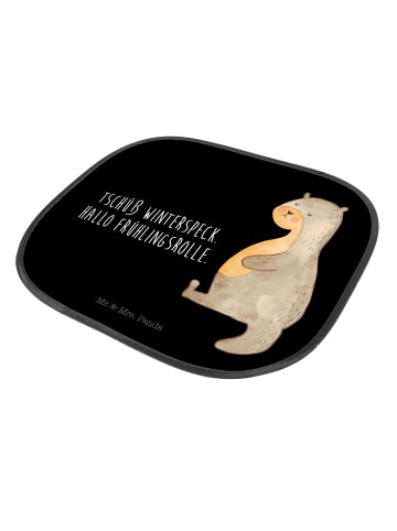 Mr. & Mrs. Panda Scheibenschutz Auto Otter Bauch mit Spruch in Schwarz