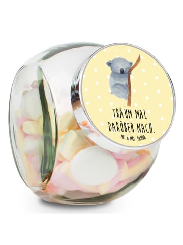 Mr. & Mrs. Panda Bonboniere Koalabär mit Spruch in Gelb Pastell