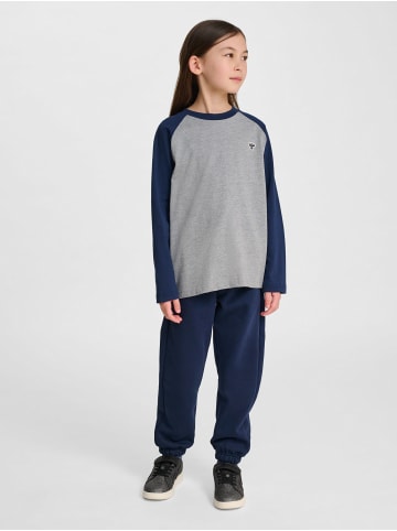 Hummel T-Shirt Hmljr Raglan Kinder in DRESS BLUES