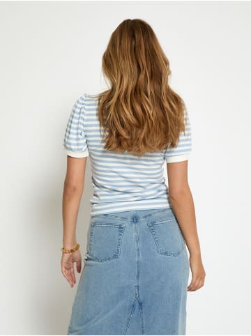 minus T-Shirt in Ice Blue Stripe