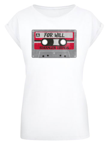 F4NT4STIC T-Shirt Stranger Things Cassette For Will in weiß