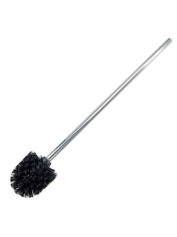 Wenko WC-Bürste, extra lang in Silbern, (B) 8,5 x (H) 74 x (L) 8,5 cm