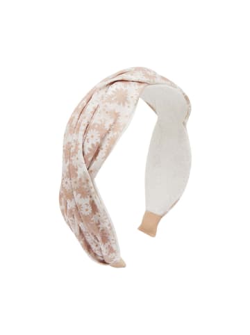 leevje Geflochtener Haarreif flowers' in beige