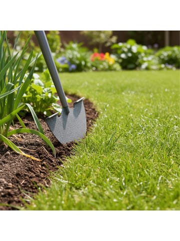 relaxdays Rasenkantenstecher in Silber - (B)22 x (H)99,5 x (T)3 cm