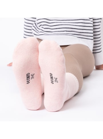 Occulto 6er Pack Warme Kuschelsocken Smilla GreyPinkUni 35-38