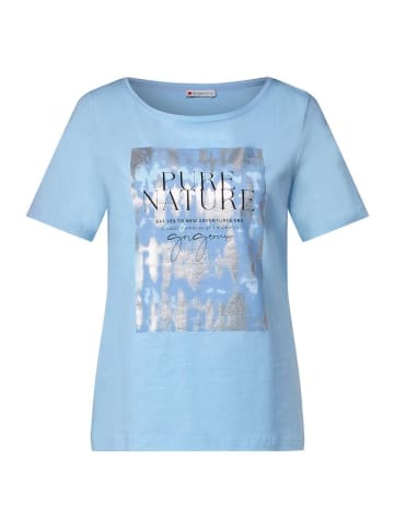 Street One T-Shirt in light splash blue