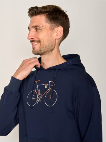 GreenBomb Hoodie Bike Jack Simple in Marineblau