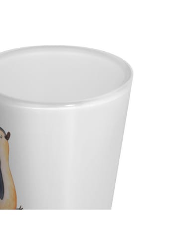 Mr. & Mrs. Panda Pinnchen Pinguin mHerzieren ohne Spruch in Transparent