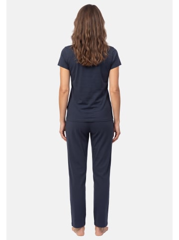 Marc O´Polo Bodywear Schlafanzug Cotton in Dunkelblau