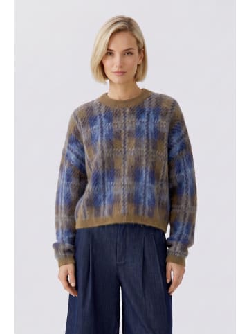 Oui Pullover in lt brown blue