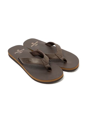 Brasileras Zehentrenner "Leder" in Braun