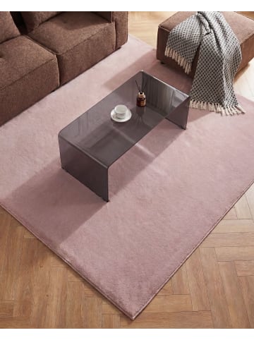 Beliani Schaffell VANTIRA in Violett - (W) 160 x (L) 160 cm