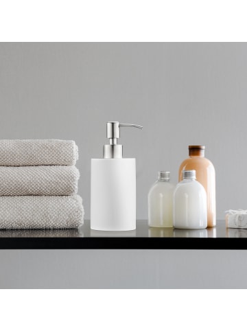 relaxdays 2 x Seifenspender in Weiß - 180 ml