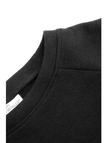 Coccodrillo Oversize-T-Shirt mit kurzen Ärmeln in schwarz