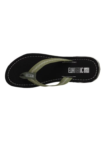 ethletic Zehentrenner Fair Flip Classic in jet black | camping green