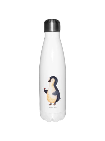 Mr. & Mrs. Panda Thermosflasche Pinguin Marienkäfer ohne Spruch in Weiß