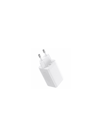 Baseus GaN 2xUSB C 1x USB 65W Schnellladegerät Baseus GaN5 Pro in Weiß