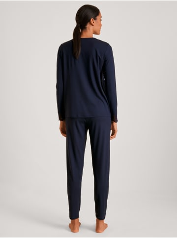 Calida Pyjama in dark lapis blue