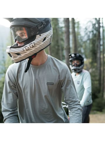 ION IM BIKE TEE S LOGO LS DR in Grau