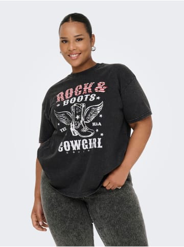 ONLY Carmakoma T-shirt in Black 1