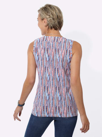 WITT WEIDEN Shirttop in marine-koralle-bedruckt