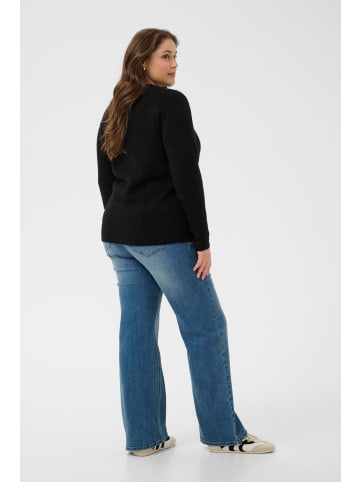 KAFFE curve Strickpullover KCniela Regular fit in Black Deep