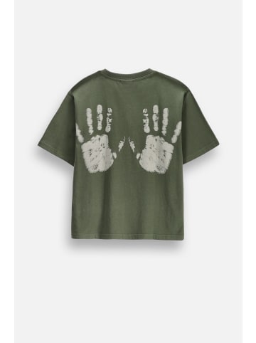 Coccodrillo T-shirt mit kurzen Ärmeln in khaki