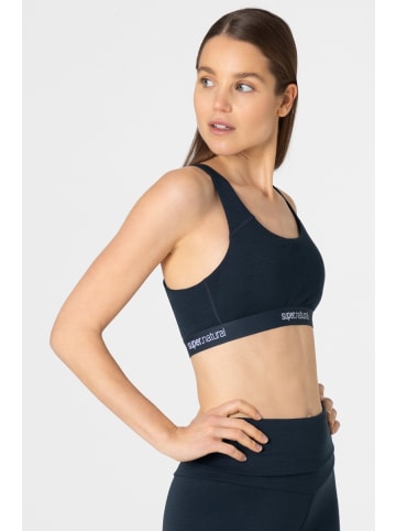 super.natural Merino Bra W FEEL GOOD BRA in blau