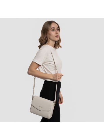 Lazarotti Bologna Leather Umhängetasche Leder 22 cm in cream