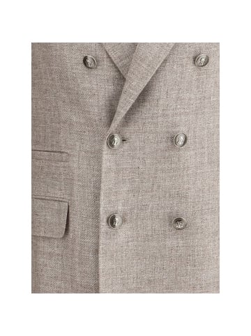 Brunello Cucinelli Braun Hell Leinen Blazer