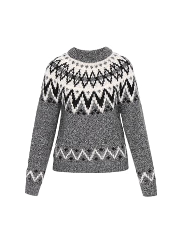 DreiMaster Women Sweater in black multicolor